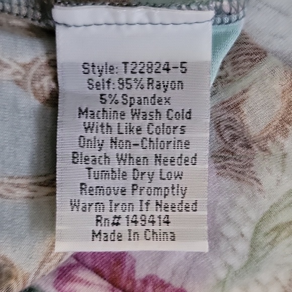 EUC Johnny Was Sz Xl Janie Nurto Tunic Top - Picture 5 of 5